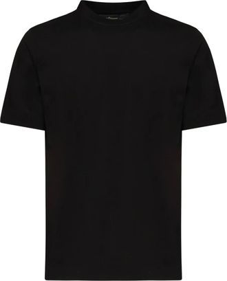 Giuliano Galiano T-shirt girocollo a maniche corte - Nero