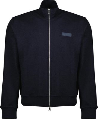 Givenchy Zip-throughs - Heren - Vesten - Blauw - M - Wol - Truien & Vesten