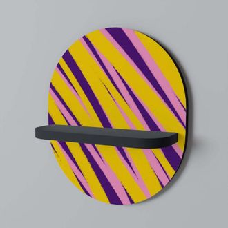 OEM Los Sue&ntilde;os Se Hacen Realidad Estante Ovalado Negro