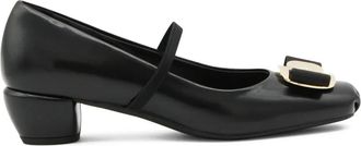Ferragamo Pumps New Vara con fibbia 40mm - Nero