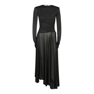 Acne Studios Long-Sleeve Dress - female - Acne Studios - Maxi Dresses - Black - S - Dresses