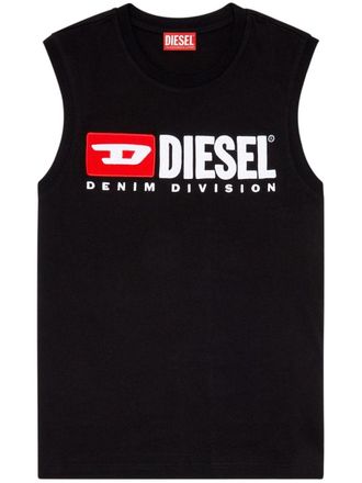 Diesel T-Isco-Div cotton tank top - men - Cotton - M - Black