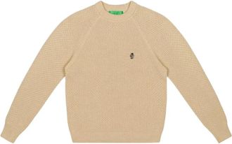 Garment Workshop Sweatshirt met ronde hals - unisex - Sweatshirts - Beige - XL - Katoen - Hoodies & sweatvesten