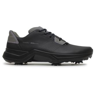 Ecco Ecco Golf Biom G5 Leather Mens Comfort Trainers - Black Steel - Size:UK 12-12.5
