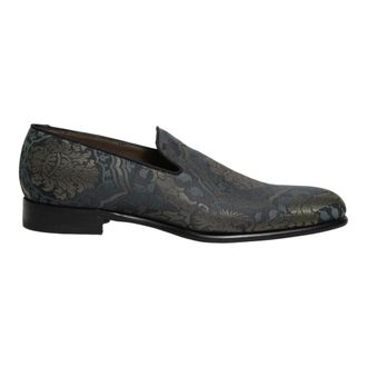Dolce & Gabbana Loafers, male, Multicolor, Size: 11 US Floral Brocade Loafers