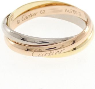 Cartier Yellow Gold (18K) Pink Gold (18K) White Gold (18K) Band Ring (Pre-Owned)