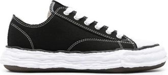 Miharayasuhiro Lage Top Sneakers in Peterson Stijl - Heren - Sneakers - Zwart - 45 EU - Schoenen