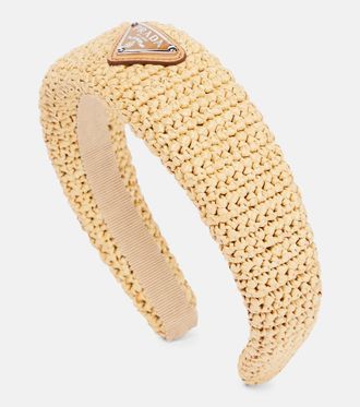 Prada Fascia per capelli con logo