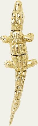 Bibi van der Velden 18K Yellow Gold Alligator Convertible Earring with Diamonds