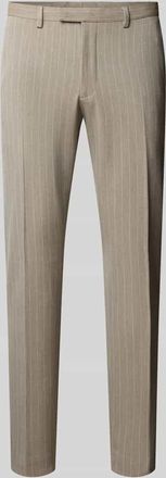 Mc Neal Anzughose mit Bügelfalten und Gesäßtaschen in Beige, Größe 25