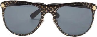 Louis Vuitton Pre-owned Glazen Zonnebril - Dames - Vintage Accessoires - Zwart - ONE Size - Vintage