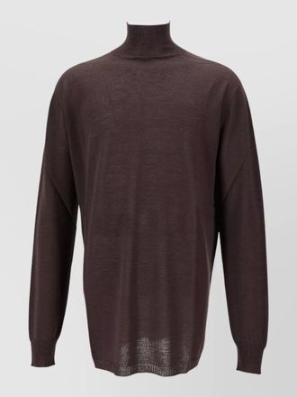 Rick Owens wool oversized turtleneck jumper