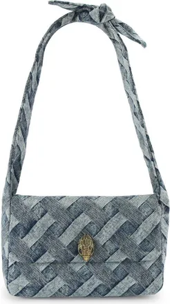 Kurt Geiger Kensington Knot Shoulder Bag in Navy at Nordstrom