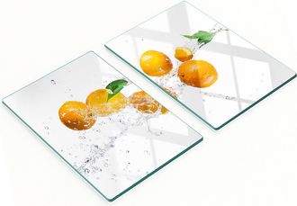 OEM Tableros De Vidrio Duraderos Y Elegantes Con Estampado De Naranja Y Agua, 2x40x52 Cm
