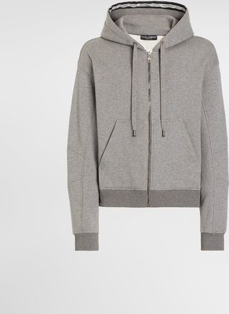 Dolce & Gabbana Cotton Hooded Sweatshirt - Man Sweatshirts Multi-colored 44