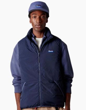 Penfield Mens Penfield Assabet Navy Blue Flat Vest - Size: 42/Regular