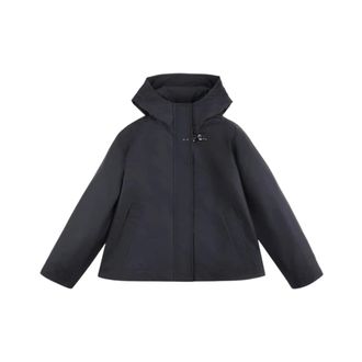 Fay Light Jackets, female, Blue, Size: XS Short Parka