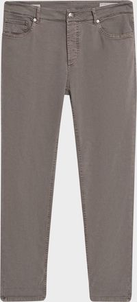 Brunello Cucinelli Men & apos;s Dyed Denim Slim-Straight Leg Five-Pocket Pants