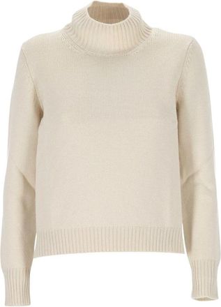 Gran Sasso Lupetto Turtleneck - Dames - Coltruien - Beige - 2XS - Wol - Truien & Vesten