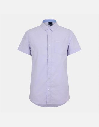 Bench Mens Shirt Ss Bowdn - Purple - Size: Regular/40