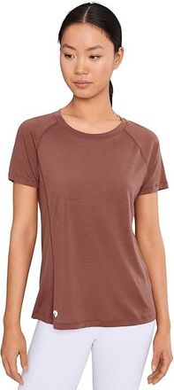 Smartwool Active Ultralite Short Sleeve Womens Clothing Mocha : LG, Wool/Tencel