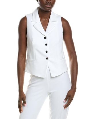 Anne Klein Heavy Cool Crepe Vest