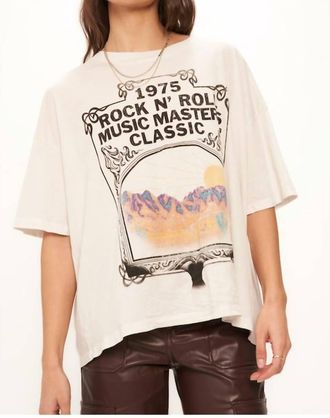 Bloomingdale's Classic Rock Perfect Bf Tee In Beige