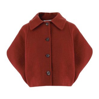 Niccol&ograve; Pasqualetti Capes - - Jackets - Donna - Rosso - ONE SIZE