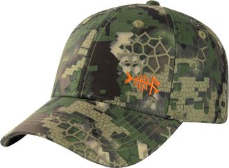 Bassdash Desolve Camo Fishing Hunting Hat Unisex Adjustable Baseball Cap, Wolf, One Size