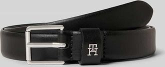Tommy Hilfiger G&uuml;rtel aus echtem Leder in Black, Gr&ouml;&szlig;e 100