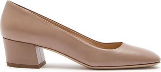 Gabriela Hearst Agathe 40 Leather Pumps - Nude