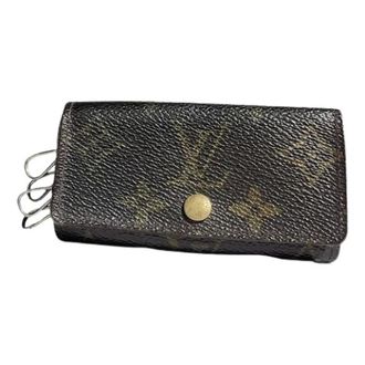 Louis Vuitton Pre-owned Leren Sleutelhanger - Dames - Pre-owned - Bruin - Maat: ONE Size Leer