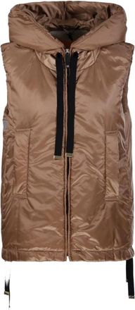 Max Mara Smanicato Greengo - Dames - Bodywarmers - Bruin - L - Jassen