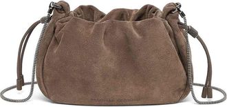 Brunello Cucinelli Shoulder bag in suede leather