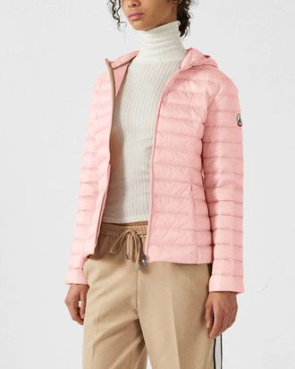 Jott Womens Cloe Down Hooded Jacket - Pink - Size X-Small