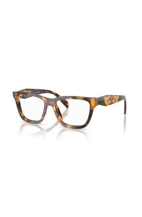Prada 54mm Butterfly optical glasses in Tortoise at Nordstrom