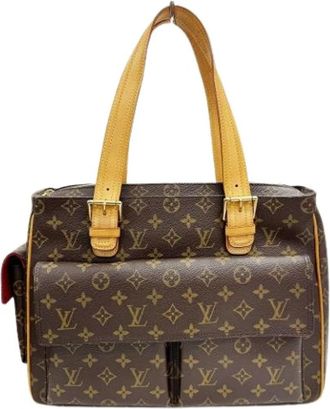 Louis Vuitton Pre-owned Vintage Monogram Shoulder Bag - Dames - Vintage Handtas - Bruin - ONE Size - Vintage