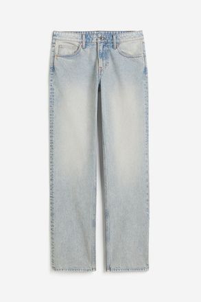 H&M Straight Regular Jeans - Blue