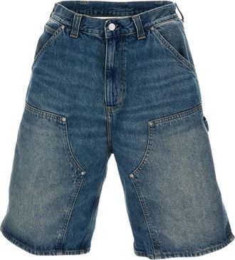 Carhartt Work in Progress Denim Shorts - Heren - Denim shorts - Blauw - S - Denim - Korte Broeken