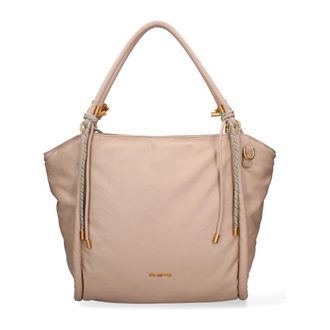 Custo Barcelona Tetuan Schoudertas - Dames - Tassen - Beige - Maat: ONE Size Zijde