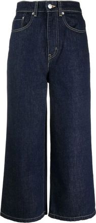 Kenzo Wide Jeans - Dames - Cropped Jeans - Blauw - W28 - Jeans