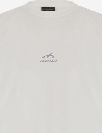 Balenciaga Mens T-Shirt Bodies Cotton White T-Shirts And Polos