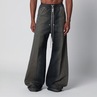 Rick Owens Pantalone ampio in denim grigio degrad&egrave;
