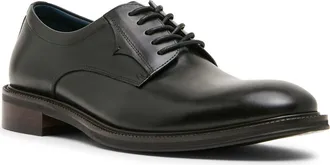 Steve Madden Buckner Leather Plain Toe Derby in Black at Nordstrom, Size 11.5