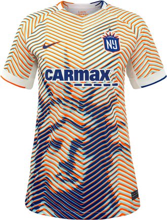 Nike Gotham FC Stadium Away Nike Womens Dri-FIT NWSL Replica Jersey in White | P35852SBFC26-SAL