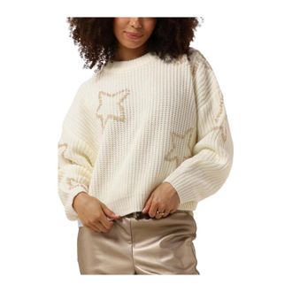 Nukus Nukus, Truien & Vesten, Dames, Beige, L, Atlanta Pullover