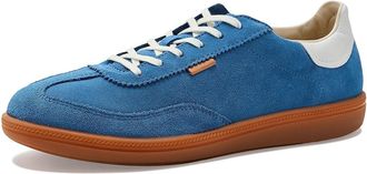Ecco Soft 11 Lace Up Womens Shoes Federal Blue Suede/Bright White : EU 41 (US Womens 10-10.5) M, Leather/Suede
