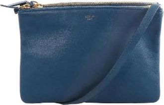 Celine Pre-owned Cross Body Bags, female, Blue, Size: ONE SIZE Pre-owned Vintage Cross Body Bag
