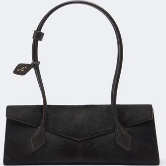 Alaia Ala&iuml;a Borsa a spalla Le Teckel Medium in cavallino