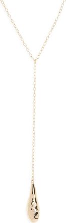 Nordstrom Rack Teardrop Y-Drop Pendant Necklace in Gold at Nordstrom Rack